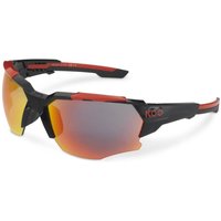 Schutzbrille KOO Orion Black Red Lens Red Mirror