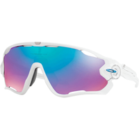 Oakley Jawbreaker Polierte weiße Prizm Schneesaphir Sonnenbrille