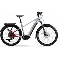 Haibike TREKKING 7 soft grey/red/blue glänzend 27,5" 800 Wh Diamant